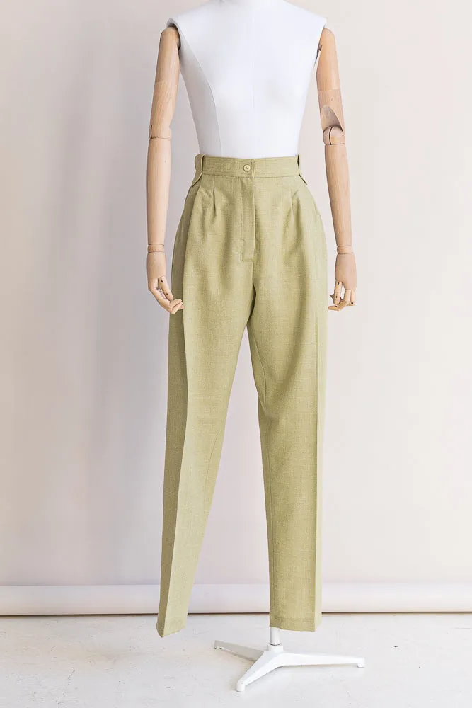 61-3 ESTATE Very loose business pants with welt pockets