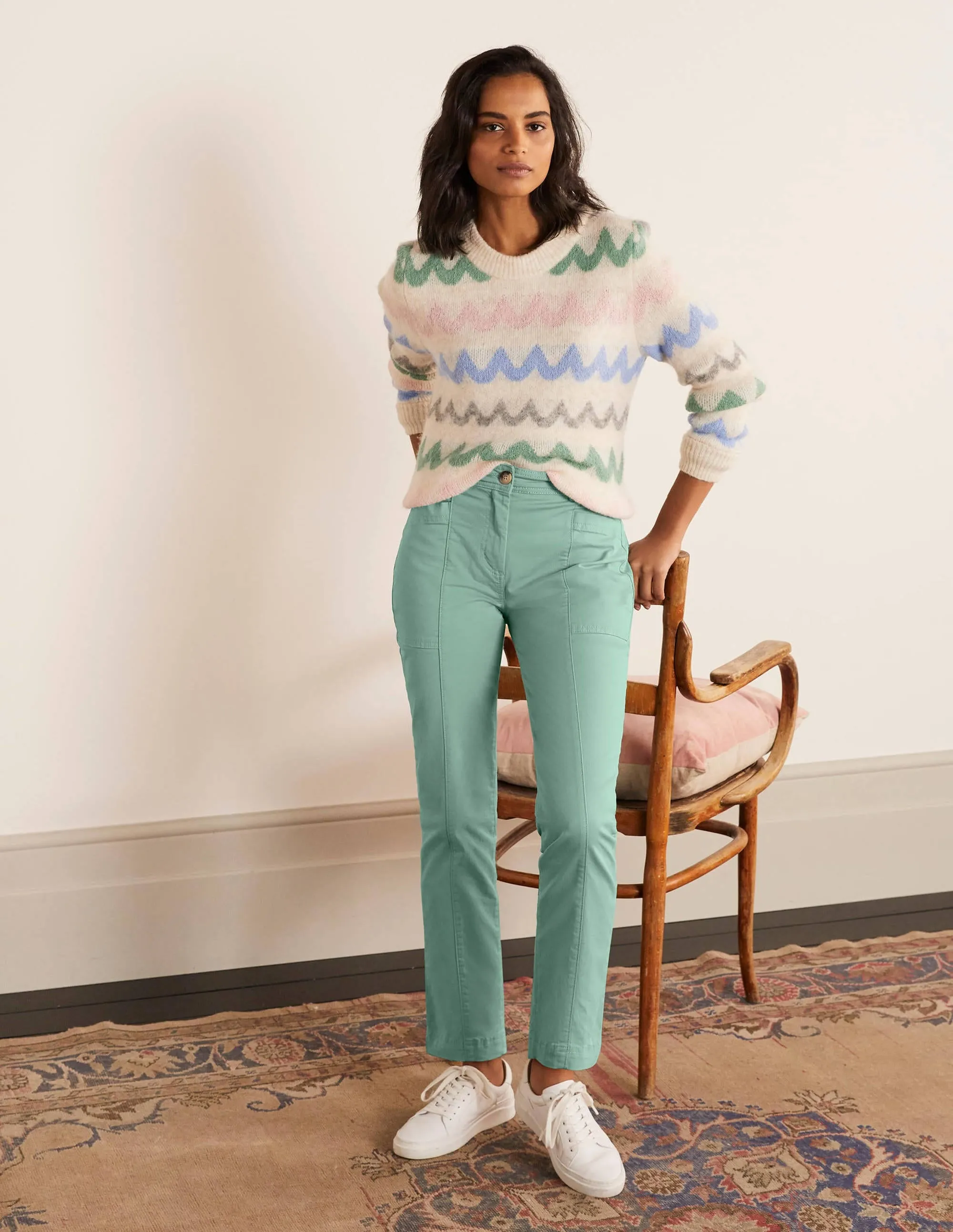Abingdon Trousers-Apple Mint