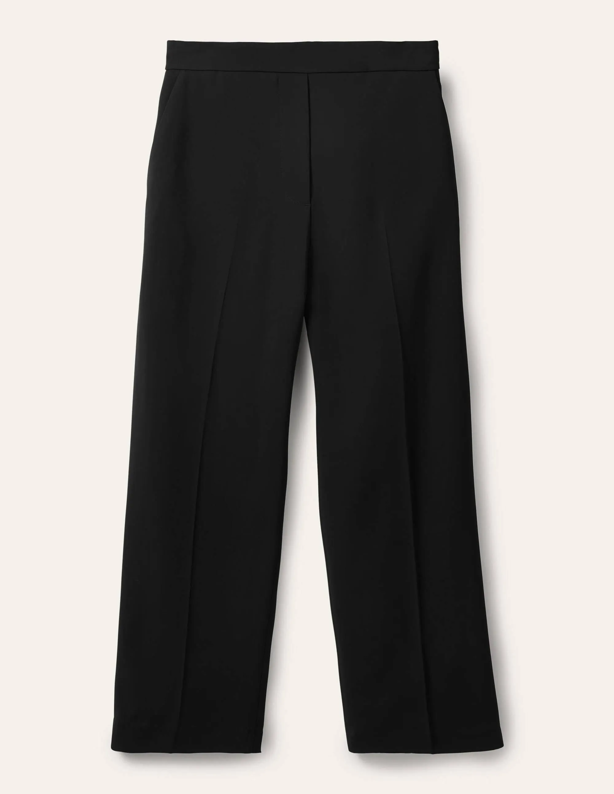 Albemarle Cropped Trousers-Black