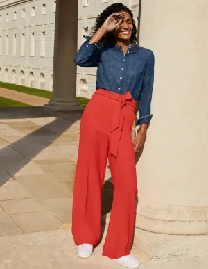 Allendale Trousers-Cherry Red