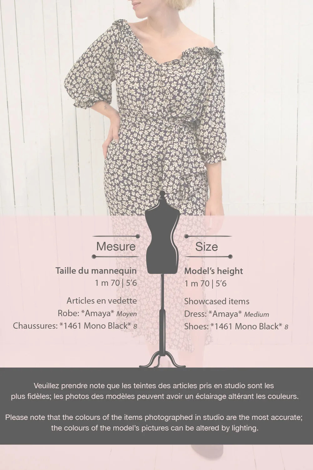 Amaya | Floral Faux-Wrap Dress