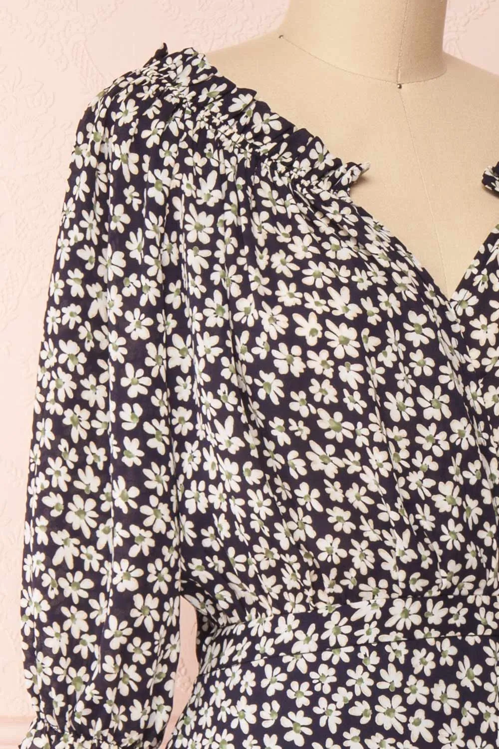 Amaya | Floral Faux-Wrap Dress