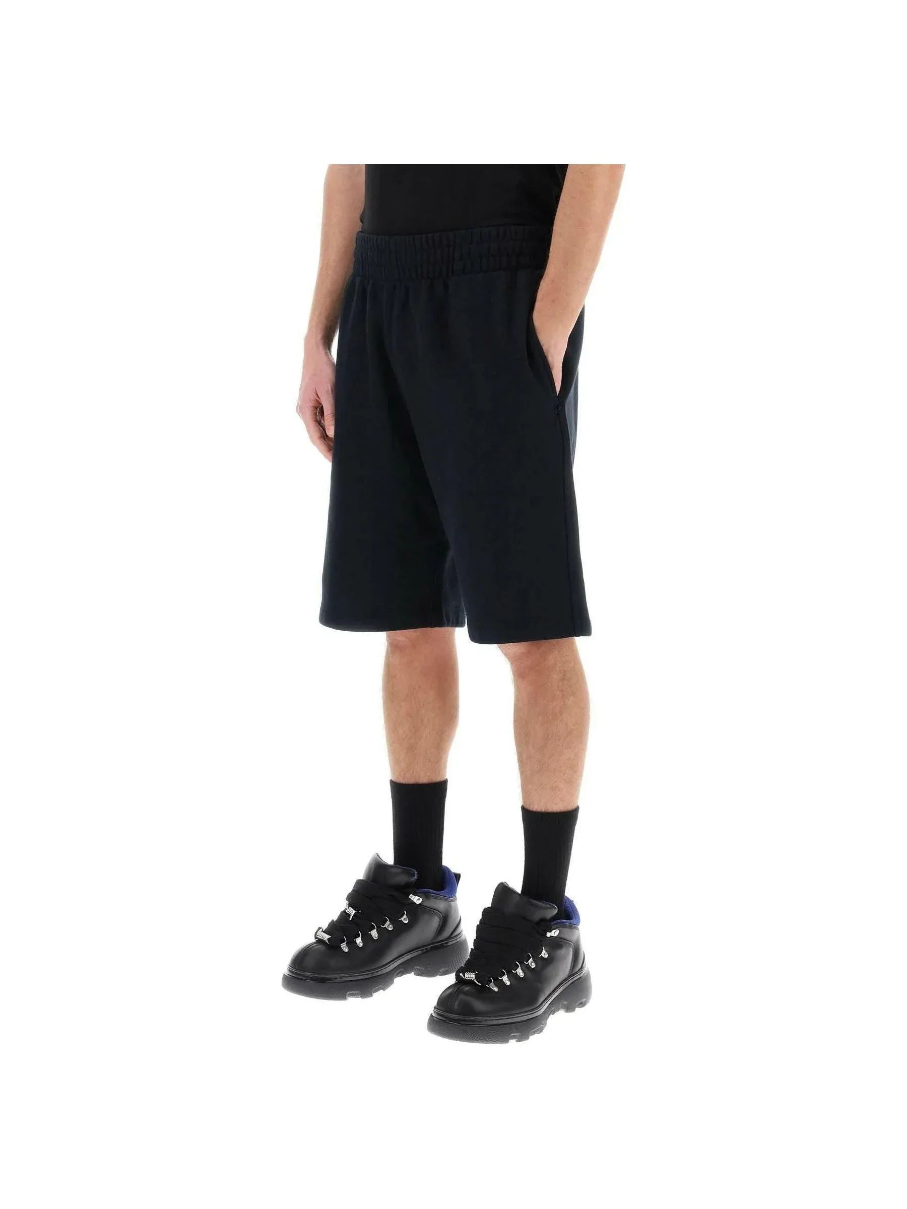 Athletic Elastic Waistband Shorts