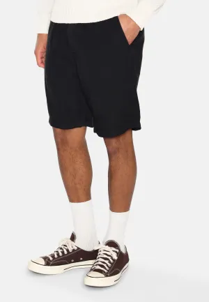 Atlas linen shorts 4115 - Caviar