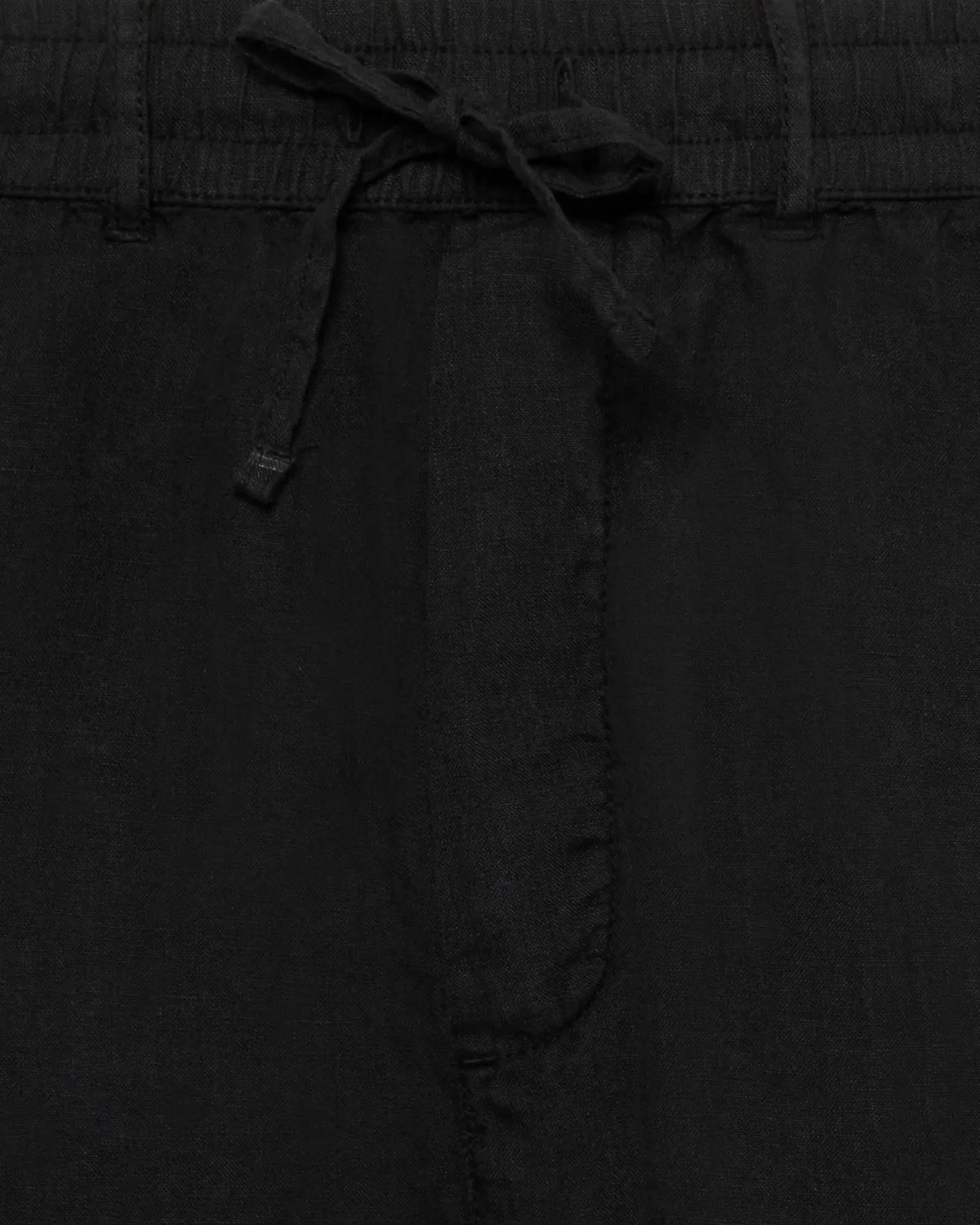 Atlas linen shorts 4115 - Caviar