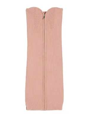 Bershka knitted dress, pastel pink