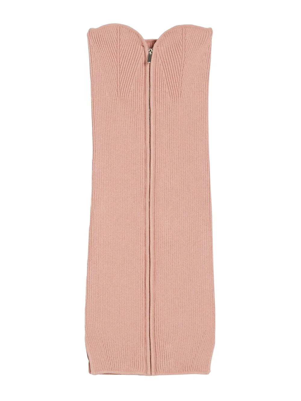 Bershka knitted dress, pastel pink