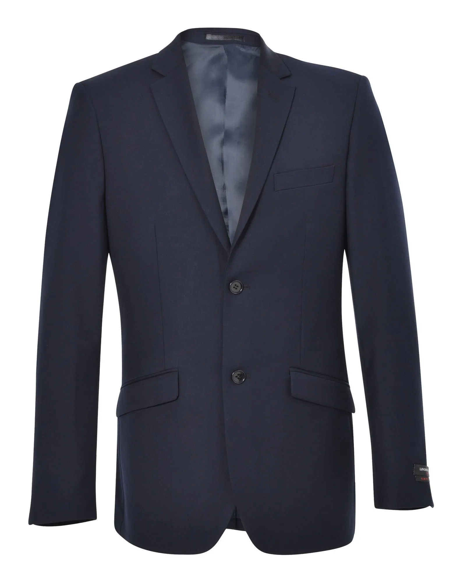 Big Mens Livorno Slim Fit Navy Suit Set
