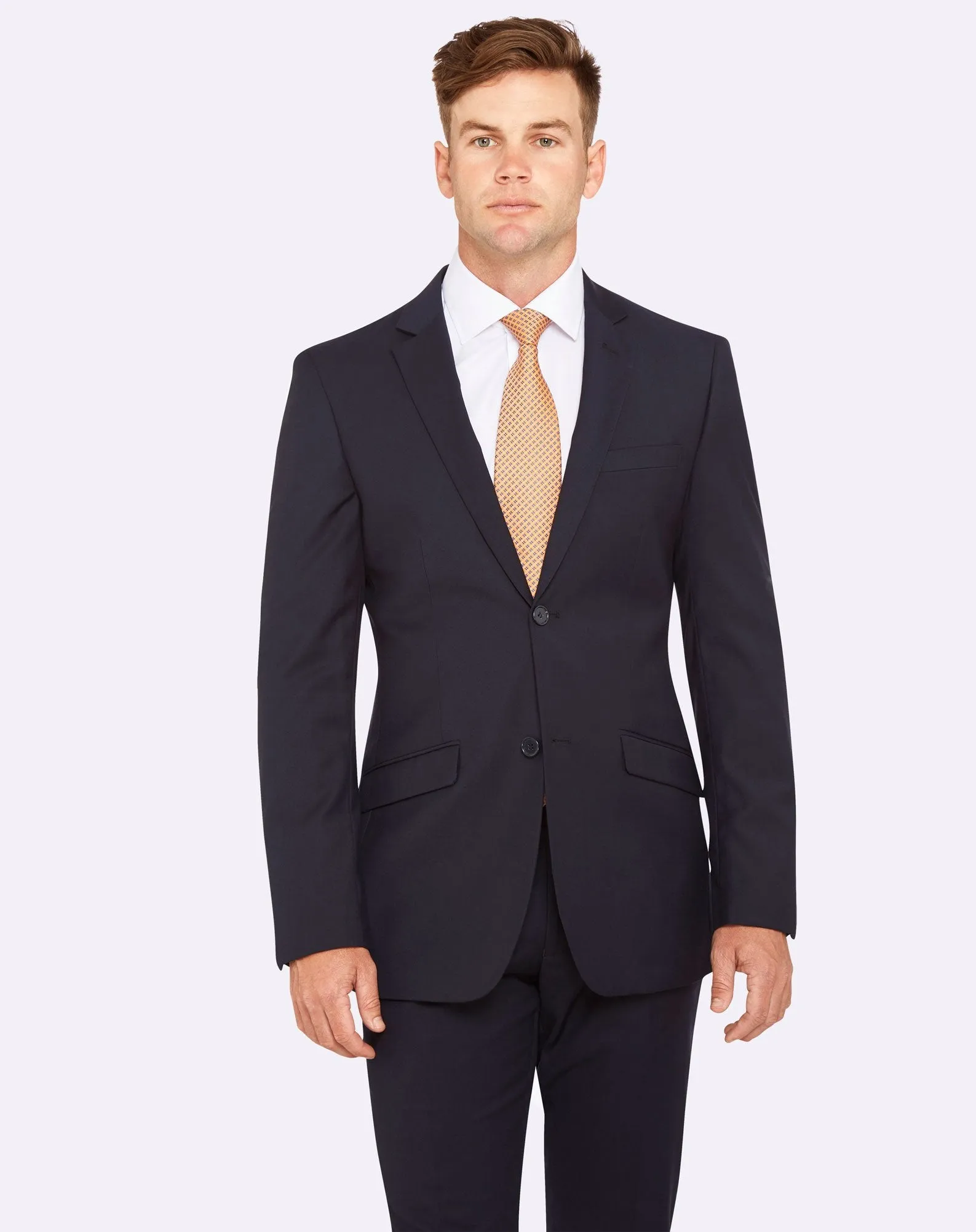 Big Mens Livorno Slim Fit Navy Suit Set