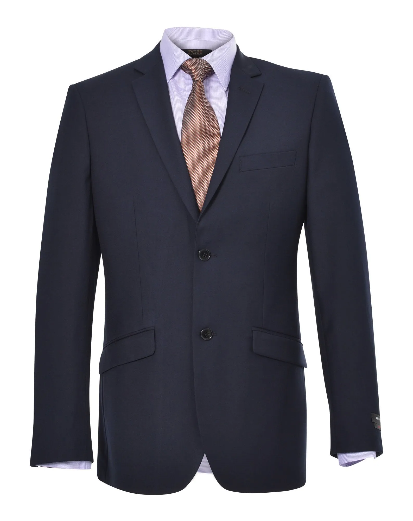 Big Mens Livorno Slim Fit Navy Suit Set
