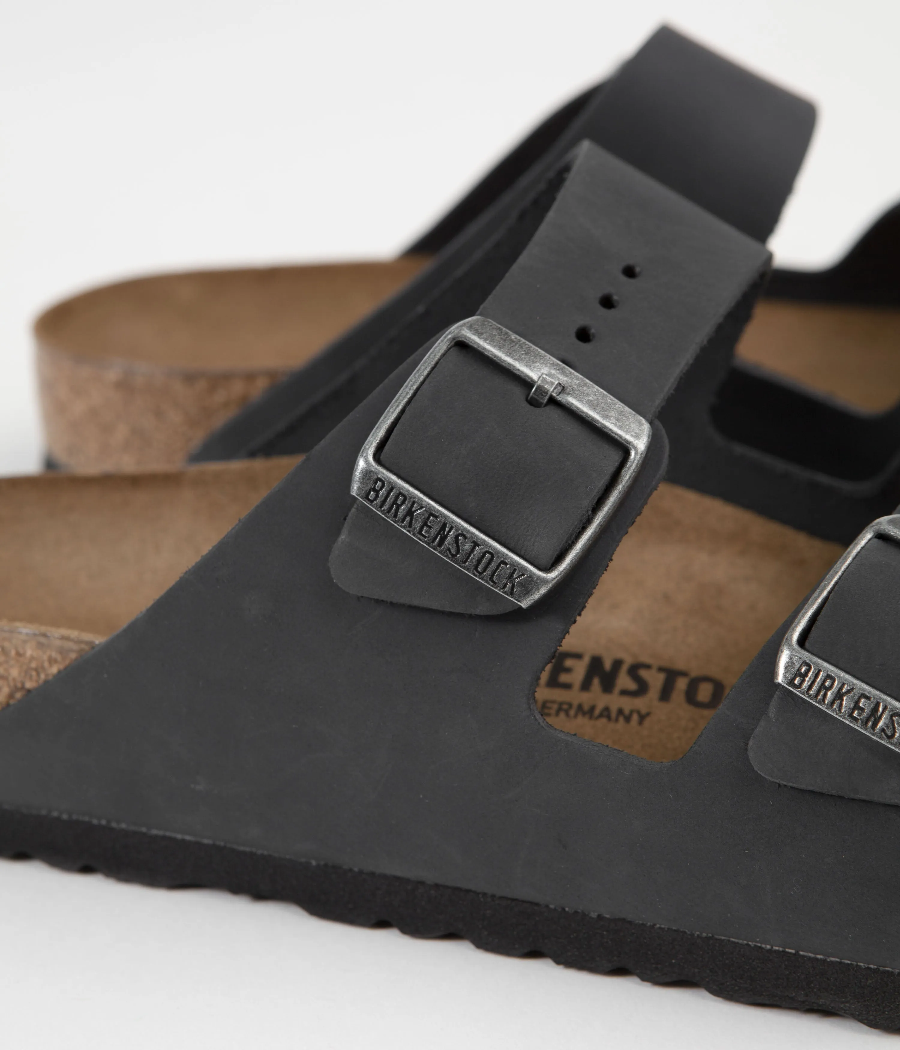 Birkenstock Arizona Sandals - Oiled Black