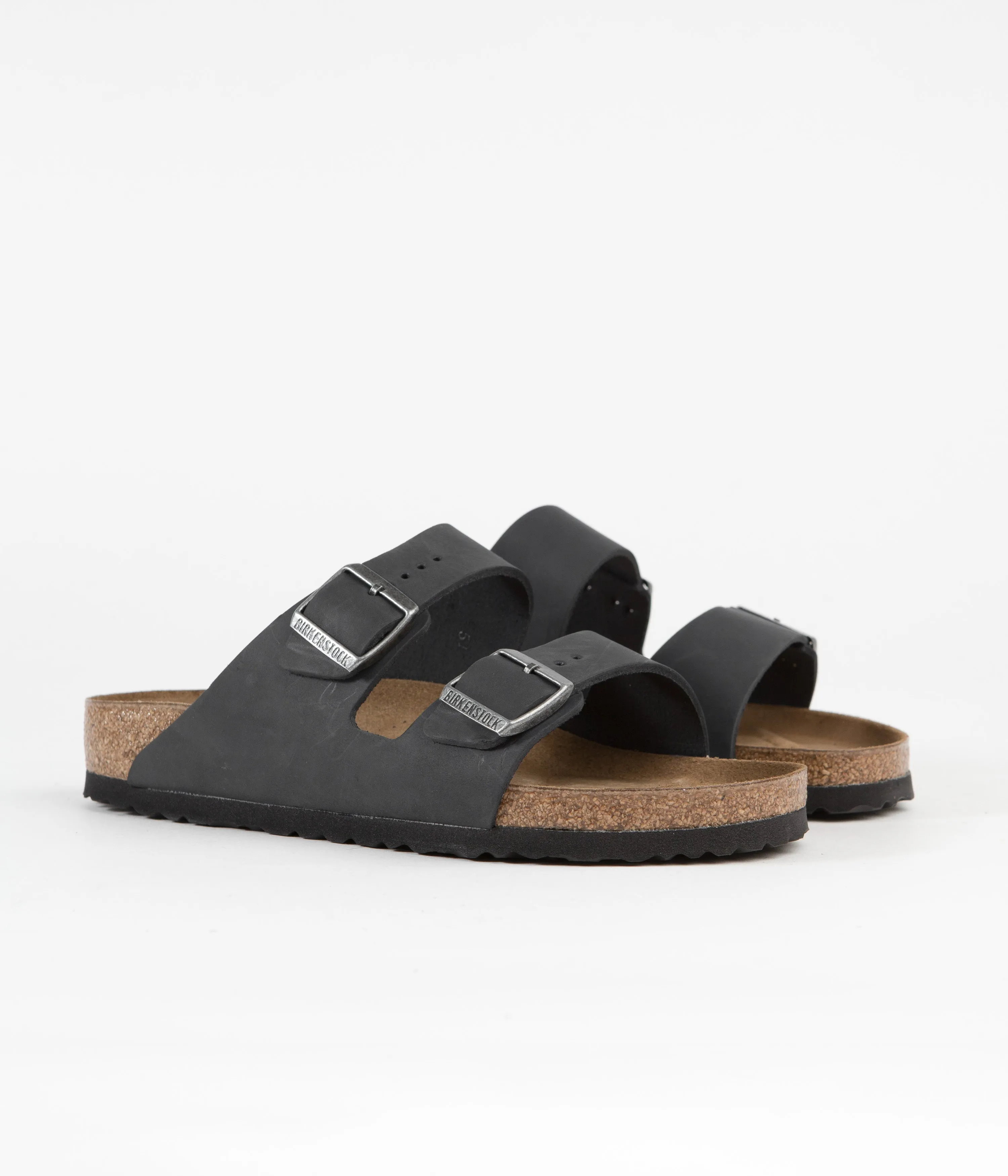 Birkenstock Arizona Sandals - Oiled Black