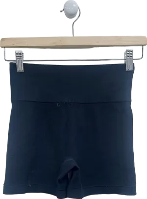 Bo Tee Black Ribbed High Waist Shorts UK S