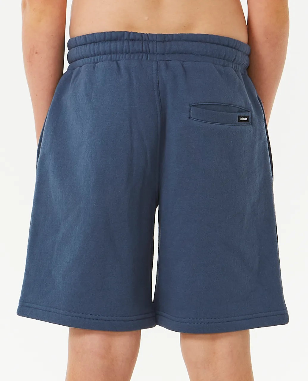 Boys Search Icon Fleece Shorts in Vintage Navy