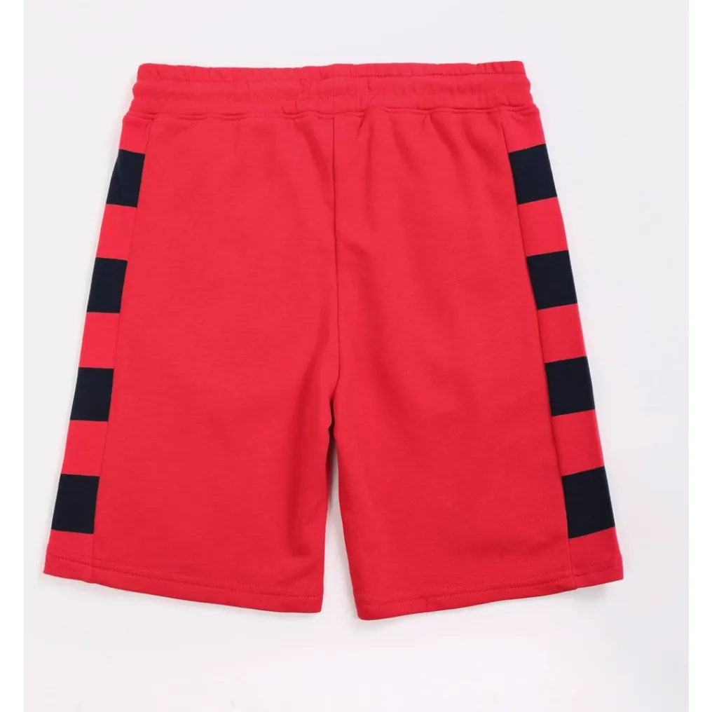BP KIDS  Red Game Stripe Shorts