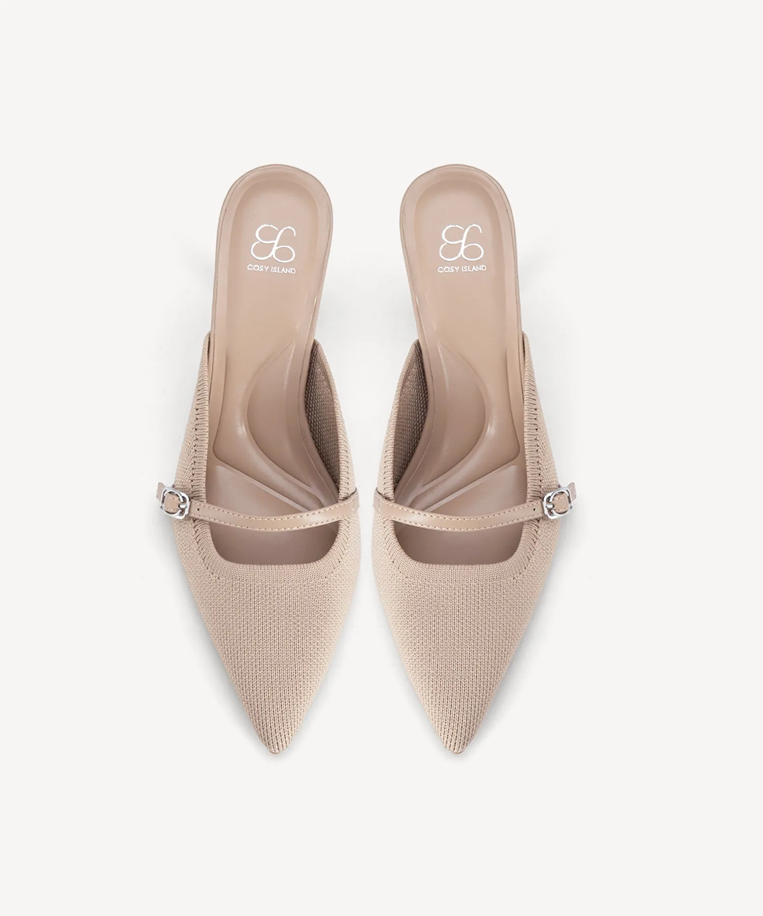 Commute Chic Strapped Pointed Toe Heeled Mules
