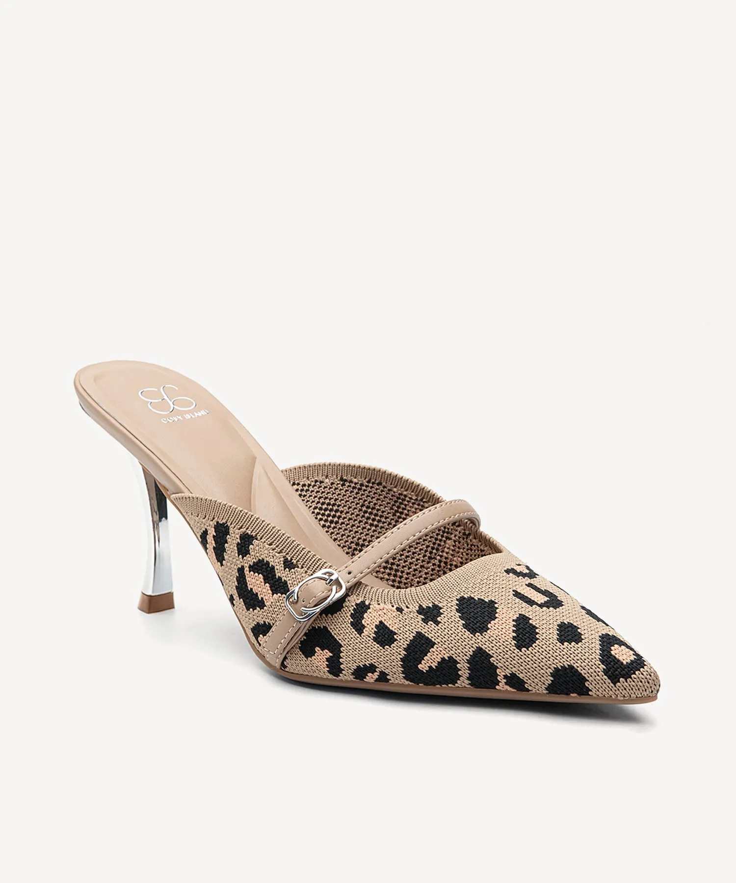Commute Chic Strapped Pointed Toe Heeled Mules