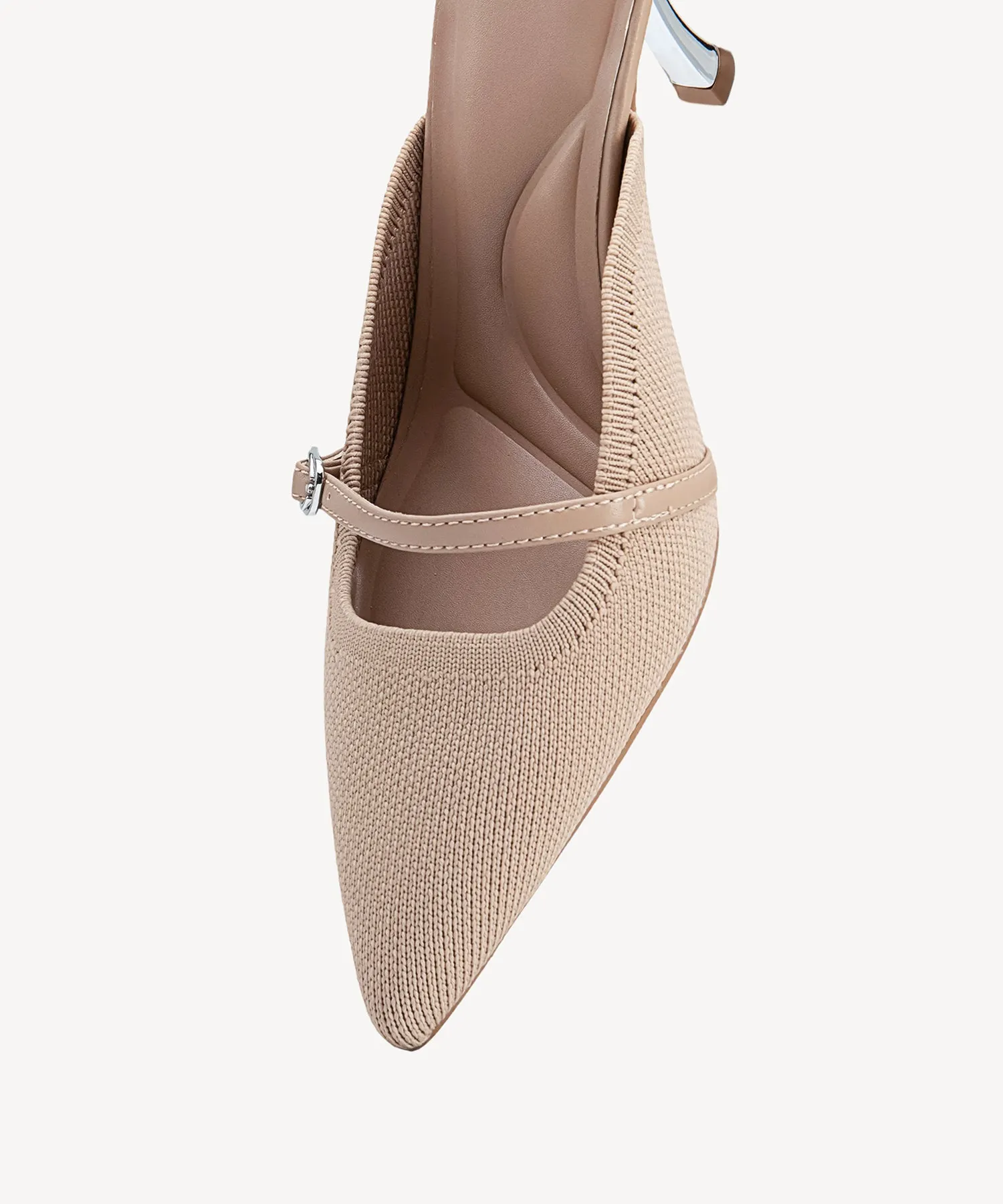 Commute Chic Strapped Pointed Toe Heeled Mules