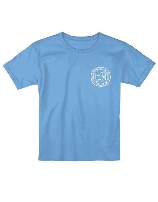 CORAL TURTLE PATTERN PUP, YOUTH SS