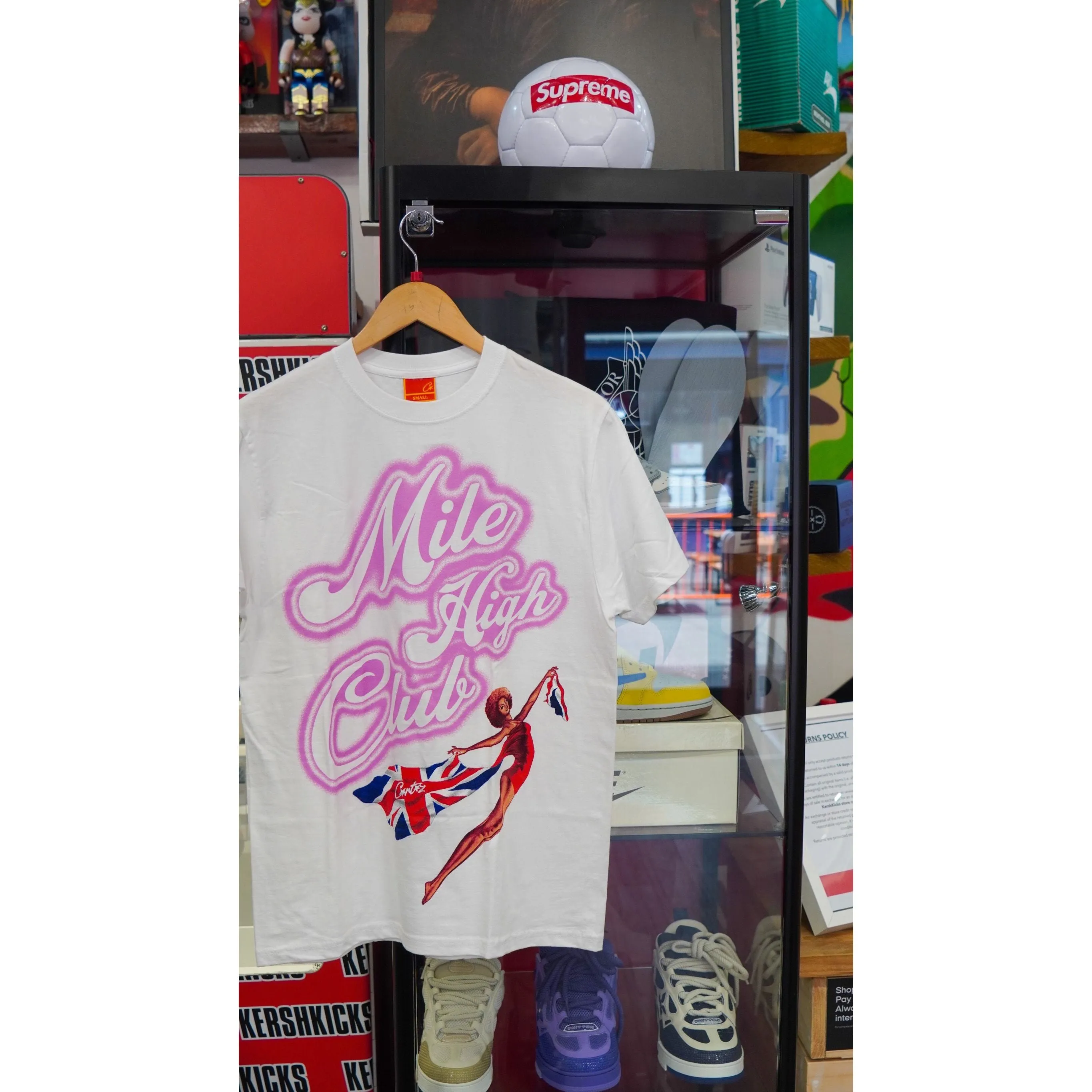 Corteiz Mile High Club Tee White