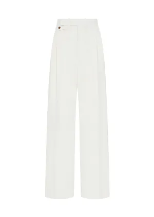 Crepe Wide Leg Trouser