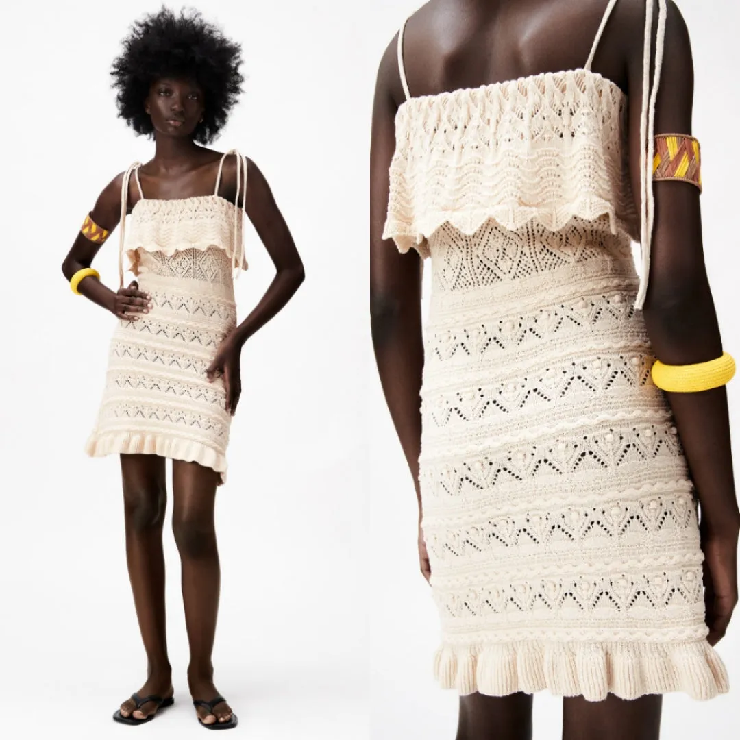 Crochet Mini Dress