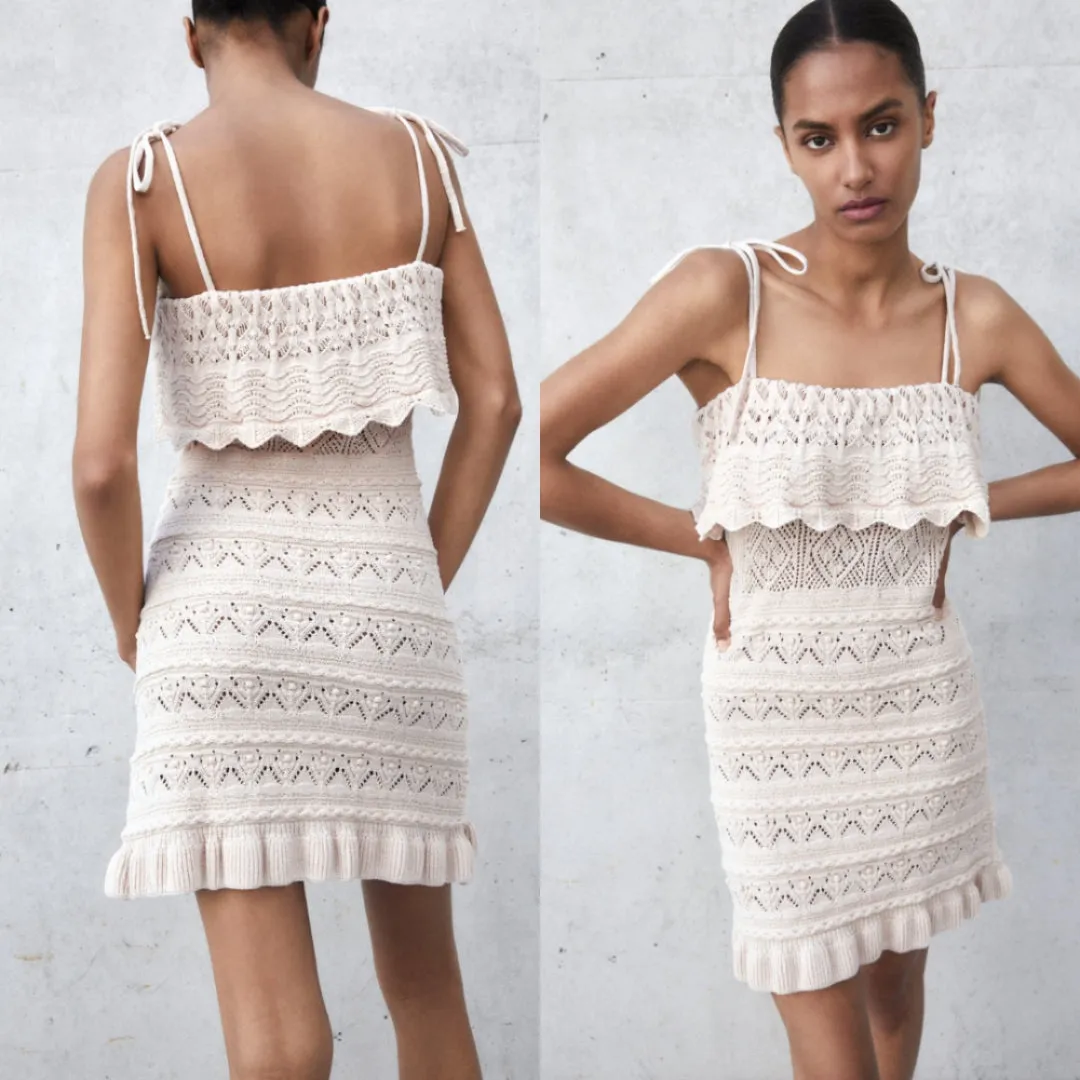 Crochet Mini Dress