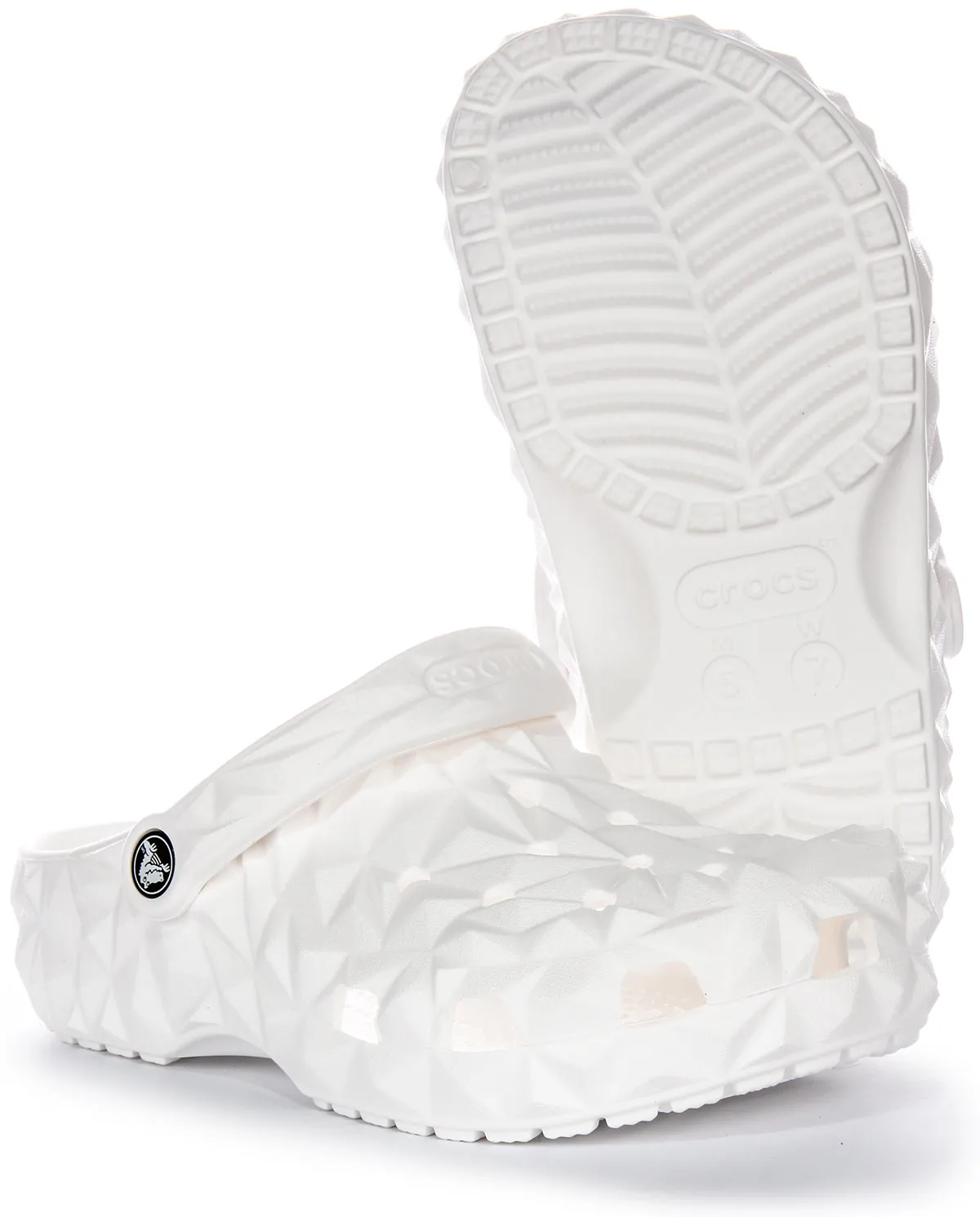 Crocs Classic Geometric Sandal In White