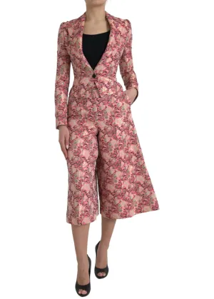 Dolce & Gabbana Pink Slim Fit Two-Piece Suit