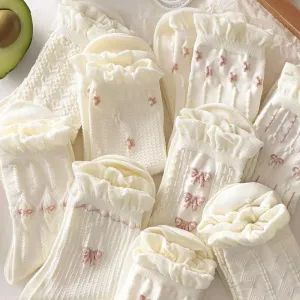 Dollette Floral Lace Socks