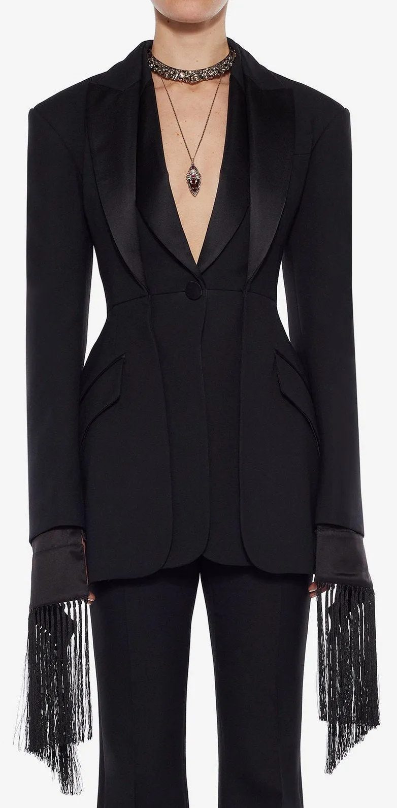 Double Lapel Tuxedo Jacket