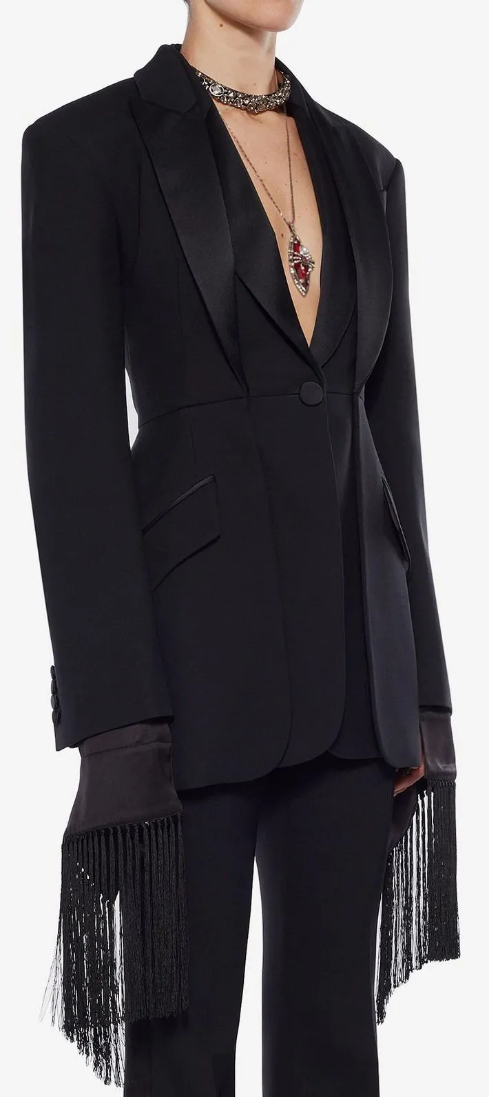 Double Lapel Tuxedo Jacket