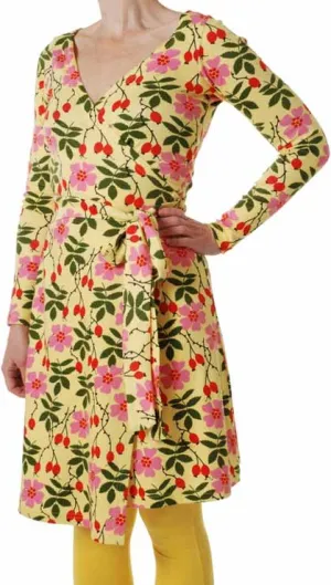 DUNS Wrap Dress - Rosehip
