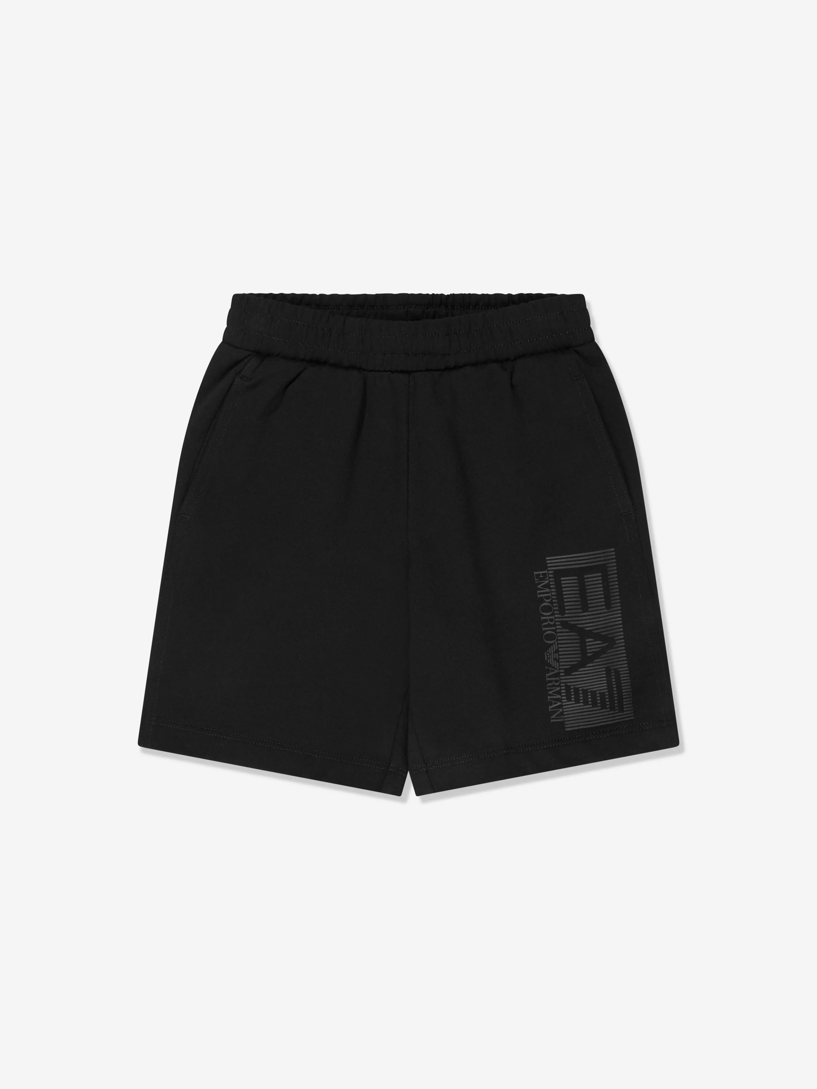 EA7 Emporio Armani Boys Train Visibility T-Shirt And Shorts Set in Red