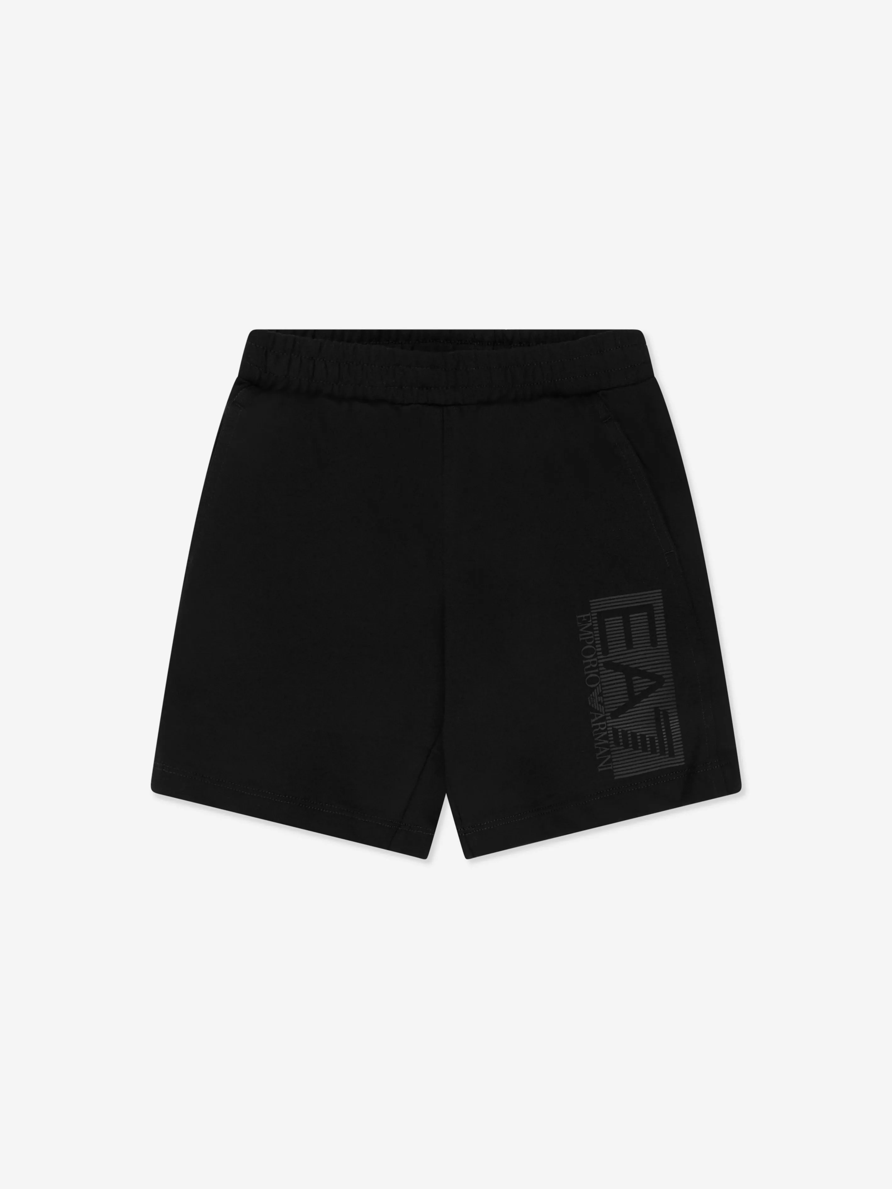 EA7 Emporio Armani Boys Train Visibility T-Shirt And Shorts Set in White