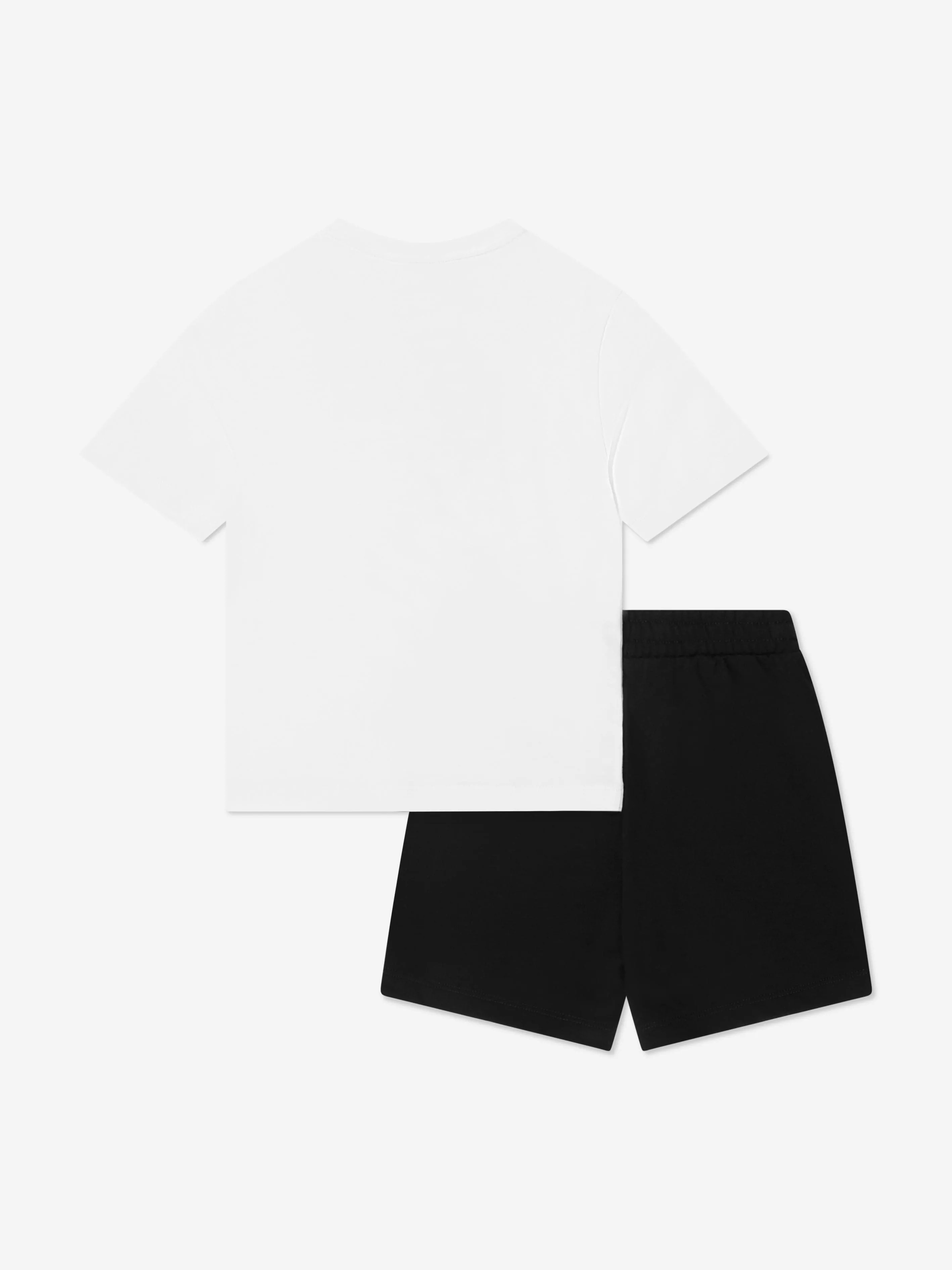 EA7 Emporio Armani Boys Train Visibility T-Shirt And Shorts Set in White