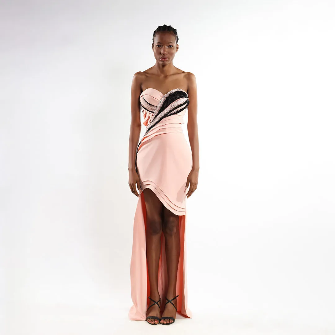 Elegance Cascade Dress