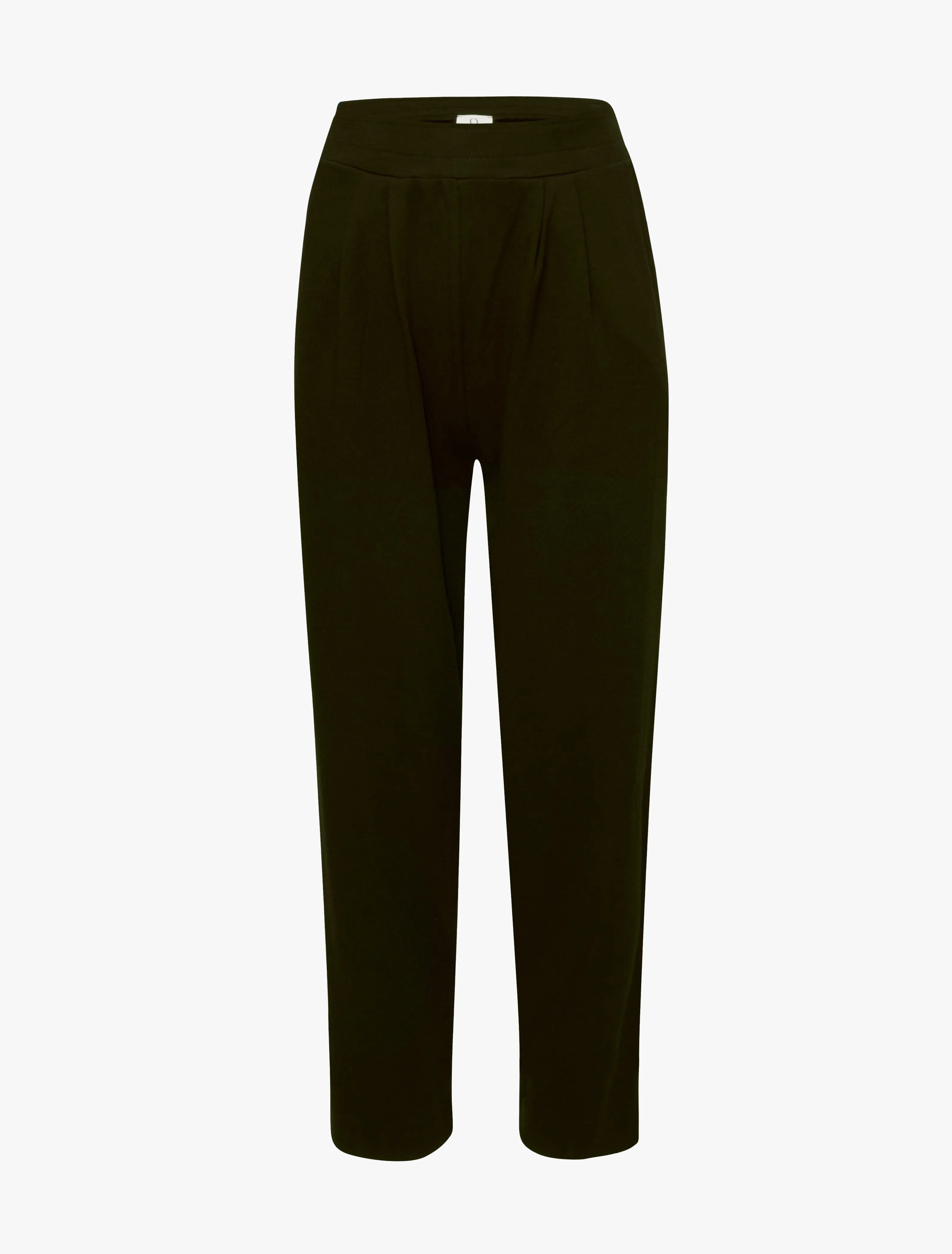 Flax Jersey Travel Pant in Dark Olive
