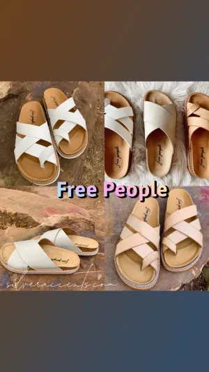 FREE PEOPLE Strappy VENTURA Contour FootBed Sandal