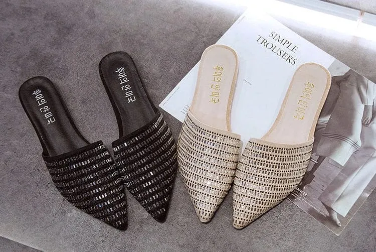 Genevieve Slipper Mules