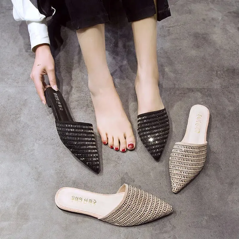 Genevieve Slipper Mules