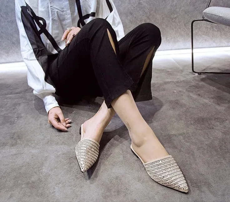 Genevieve Slipper Mules