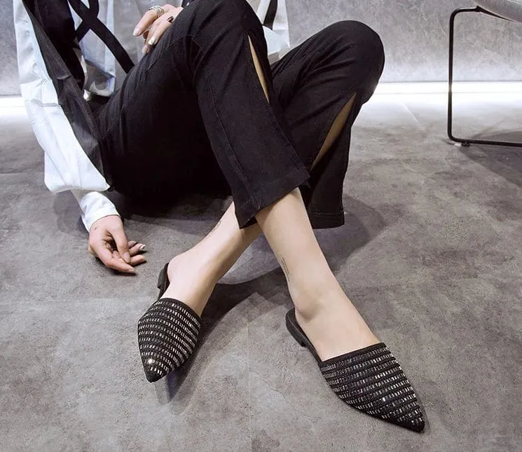 Genevieve Slipper Mules