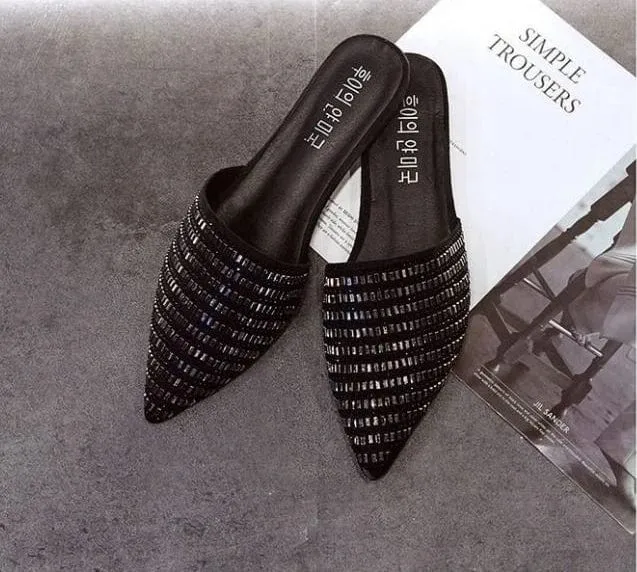 Genevieve Slipper Mules