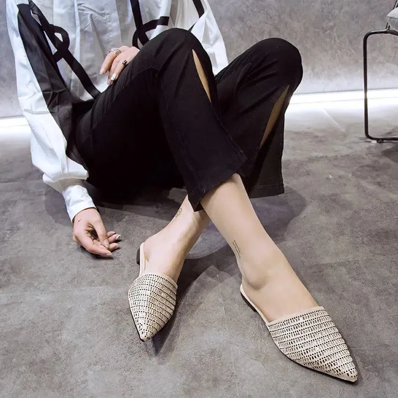 Genevieve Slipper Mules