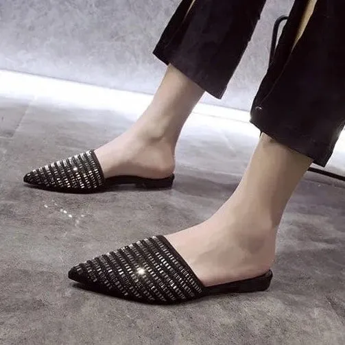 Genevieve Slipper Mules