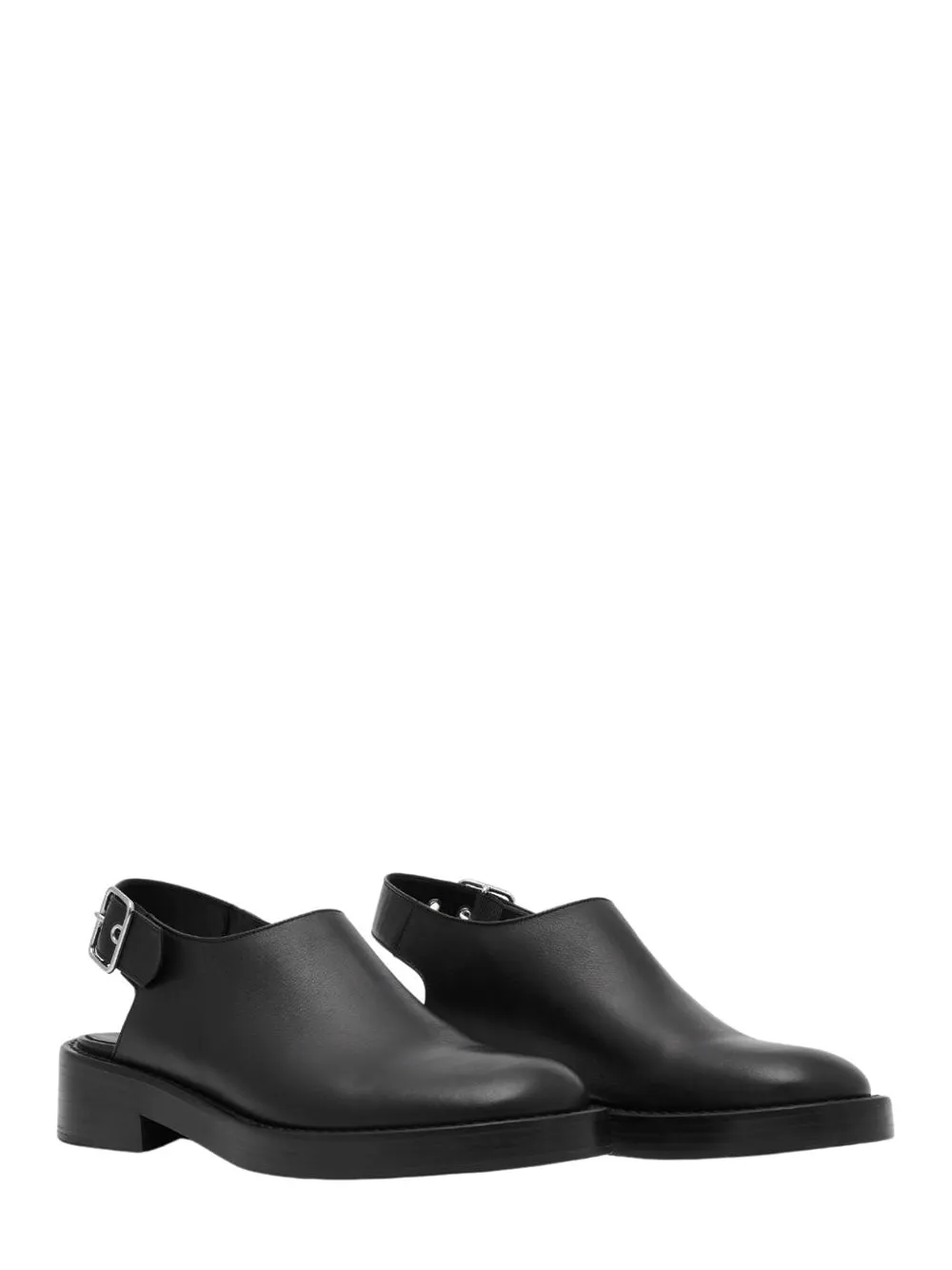 Gogo Leather Clogs (Black)