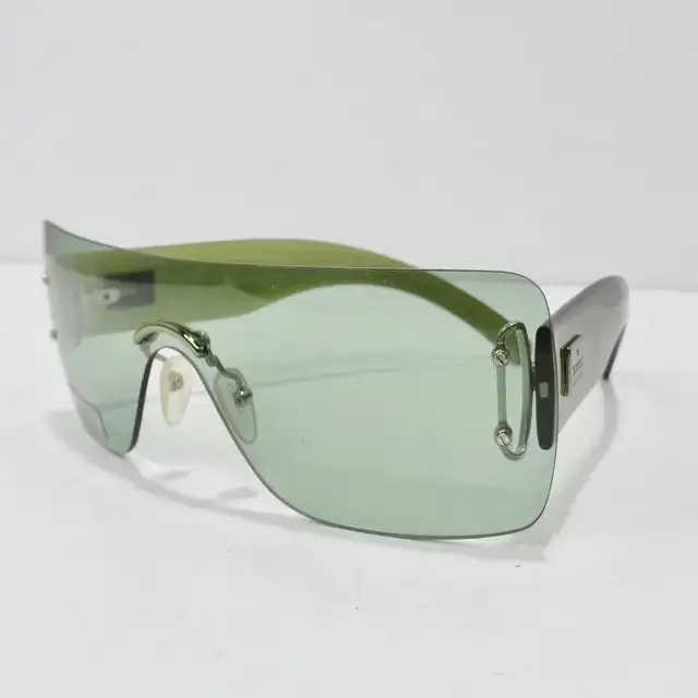 Gucci 1990s Sunglasses Green