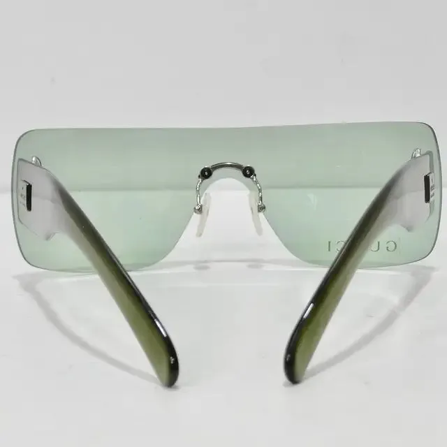 Gucci 1990s Sunglasses Green