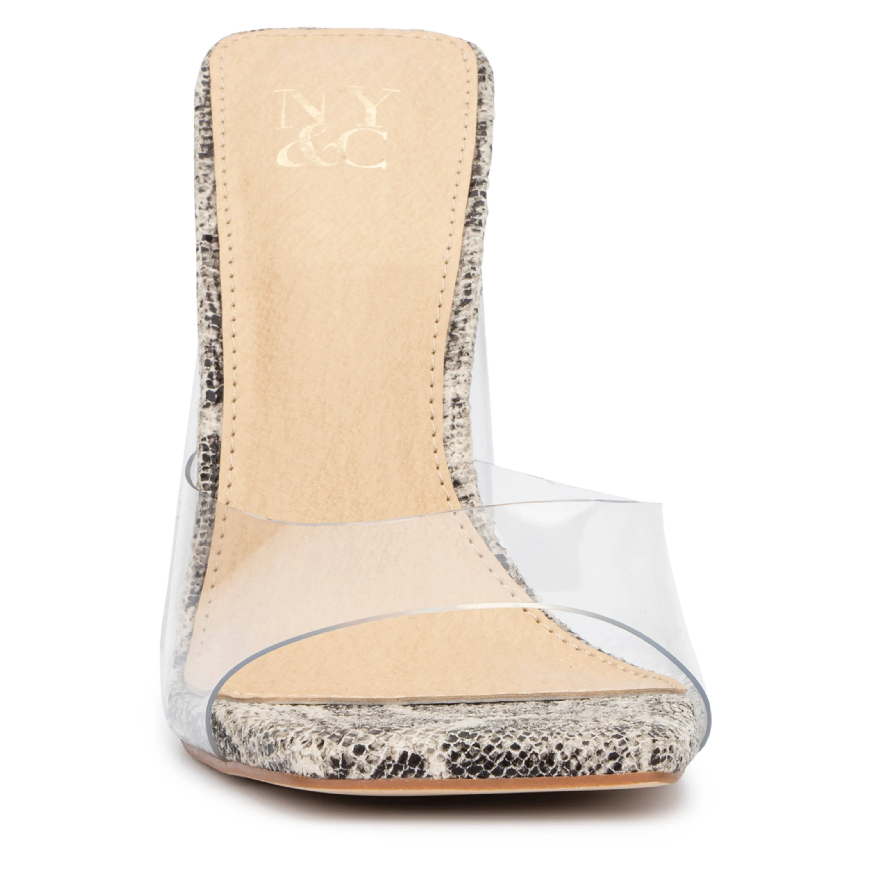 Heather Block Heel Mules
